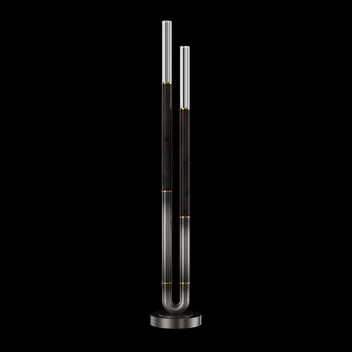 Antonia LED Floor Lamp in Ombre Silver/Brass/Charcoal (48|100148-711)