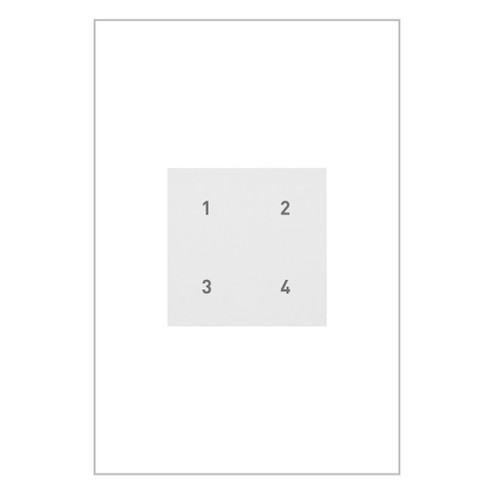 adorne Wired Smart Scene Controller with Netatmo in White (246|WNACB46W1)