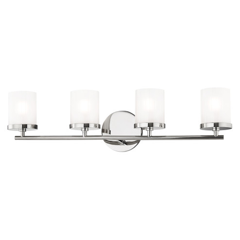 Ryan Four Light Bath and Vanity in Polished Nickel (428|H239304-PN)
