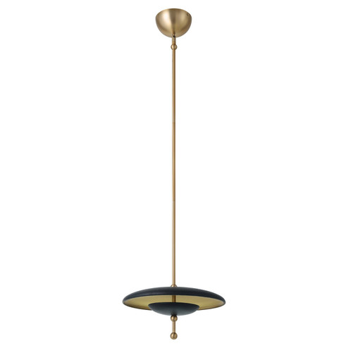 Sinclair LED Convertible Pendant in Champagne Gold, Black (577|207293A)