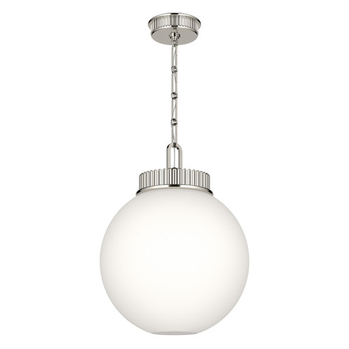 Andorra One Light Pendant in Polished Nickel (12|52867PN)
