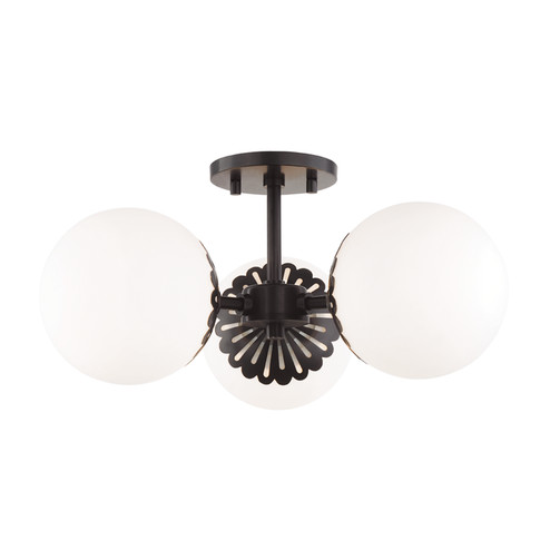 Paige Three Light Semi Flush Mount in Old Bronze (428|H193603-OB)