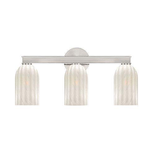 Lotus Three Light Bath in Polished Nickel (60|LOT-713-PN)
