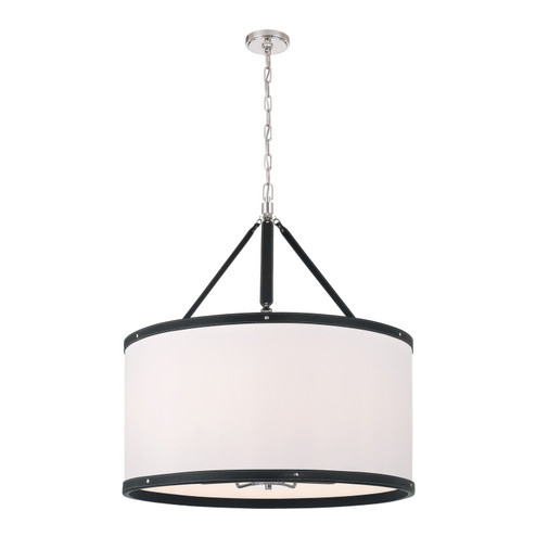 Callahan Eight Light Pendant in Polished Nickel (60|CAL-2408-PN)