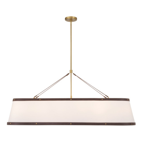 Callahan Six Light Chandelier in Luxe Gold (60|CAL-2407-LG)