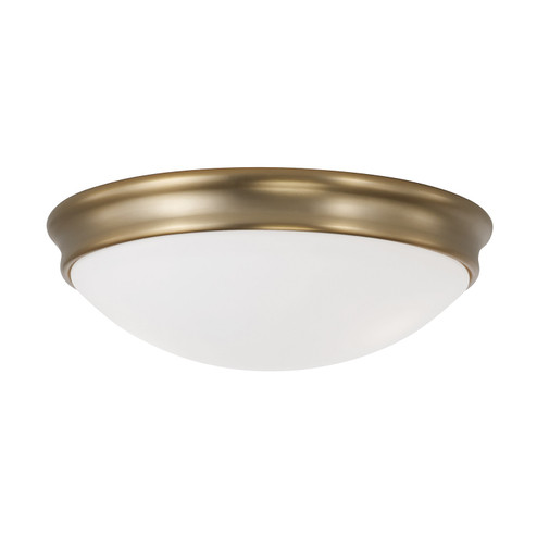 Hansen Three Light Flush Mount in Aged Brass (65|2034AD)