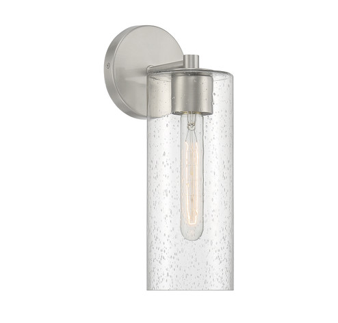 Ricci One Light Wall Sconce in Satin Nickel (51|L9-2460-1-SN)
