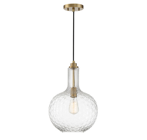 Kantor One Light Pendant in Warm Brass (51|L7-2930-1-322)