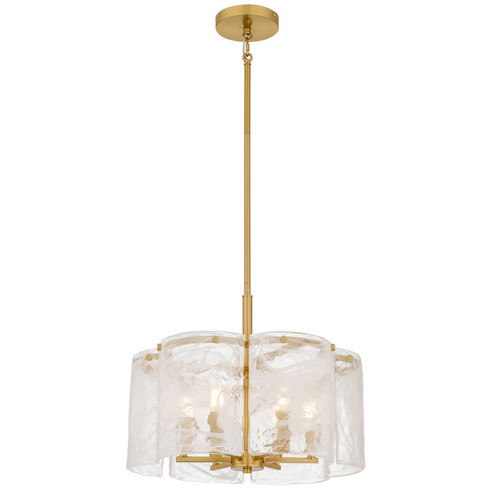 Maisie Six Light Pendant in Brushed Gold (10|MAI2818BRG)