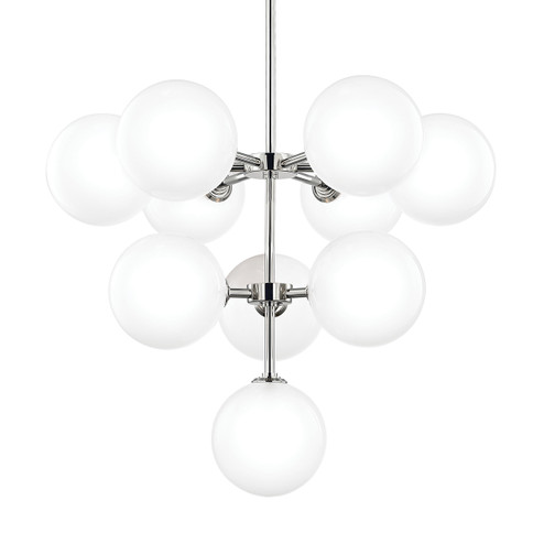 Ashleigh LED Chandelier in Polished Nickel (428|H122810-PN)