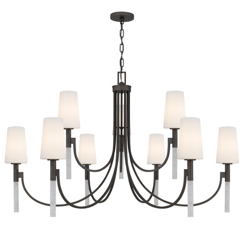 Eloura Nine Light Chandelier in Iron Gate (10|ELOU5048IN)