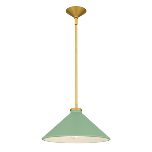 Bradbury One Light Pendant in Brushed Gold (10|BRADG1814BRG)