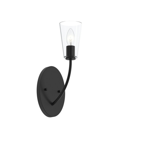 Jheni One Light Wall Sconce in Matte Black (54|P710154-31M)