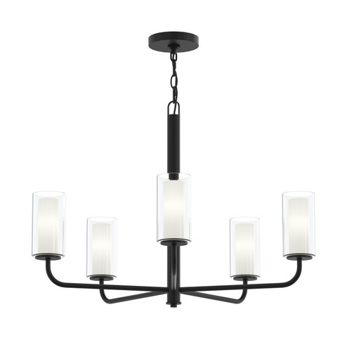 Mack Five Light Chandelier in Matte Black (54|P400475-31M)