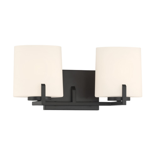Mirelle Two Light Vanity in Dark Matte Black (7|12432-899)