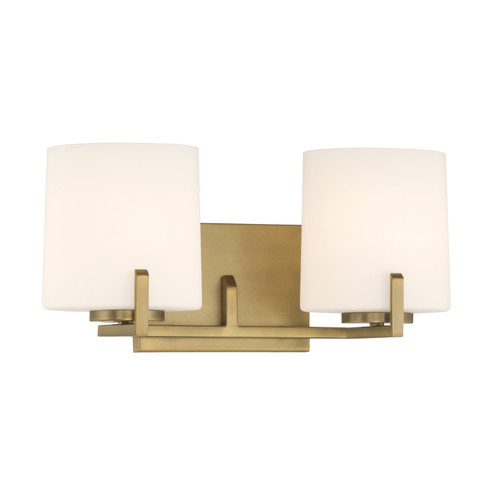 Mirelle Two Light Vanity in Legacy Brass (7|12432-732)