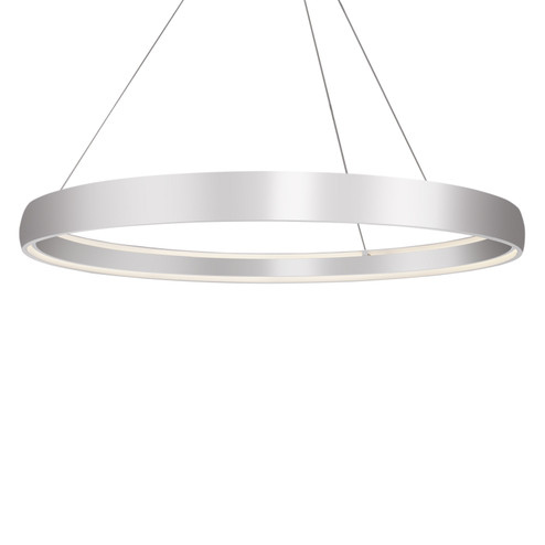 Halo LED Pendant in Brushed Silver (347|PD22772-BS-UNV-010)
