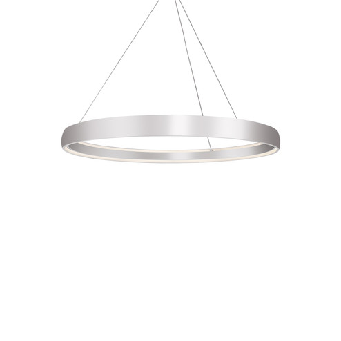 Halo LED Pendant in Brushed Silver (347|PD22753-BS-UNV-010)