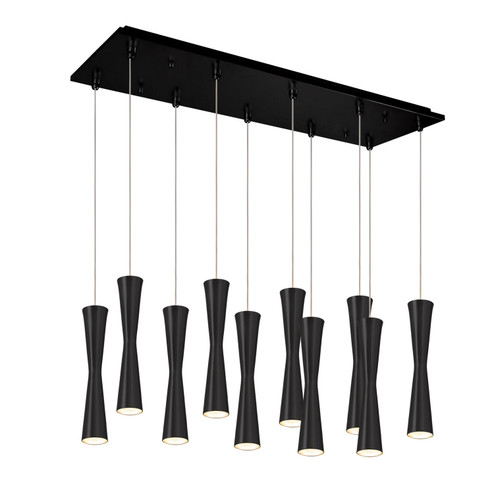 Robson LED Pendant in Black (347|MP42502BK-10)