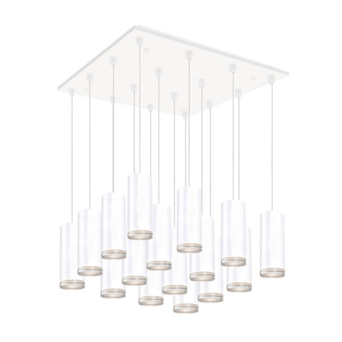Cameo LED Pendant in White (347|MP401431WH-16)