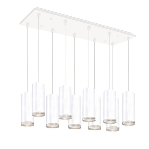 Cameo LED Pendant in White (347|MP401431WH-10)