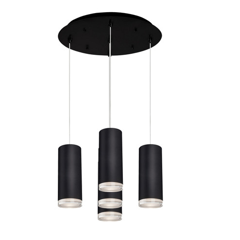 Cameo LED Pendant in Black (347|MP401431BK-05)