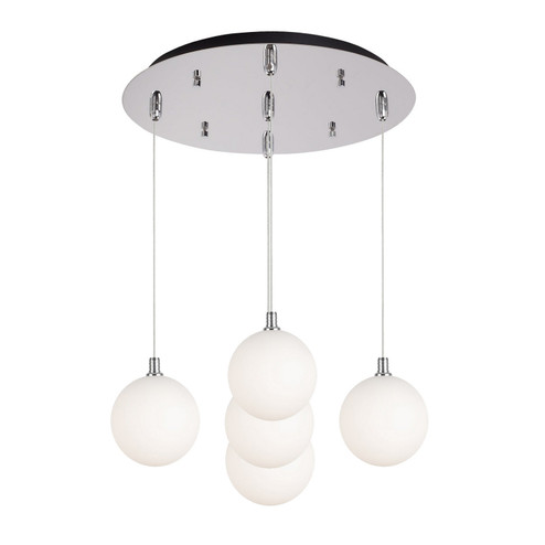 Bolla LED Pendant in Chrome/Opal Glass (347|MP3106CHOP-05)