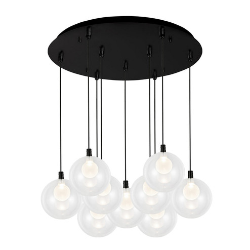 Bolla LED Pendant in Black (347|MP3106BK-09)