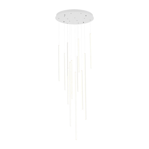 Chute LED Pendant in White (347|MP14924-WH-UNV-010)