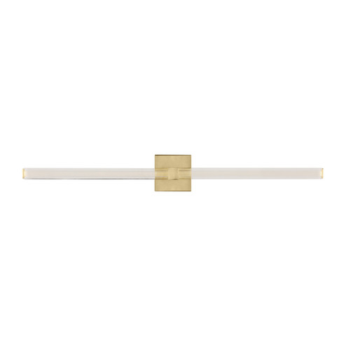 Reiya Square LED Vanity in Hand-Rubbed Antique Brass (182|SLV84827HABCA)
