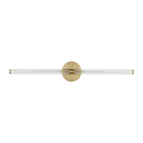 Reiya Round LED Vanity in Hand-Rubbed Antique Brass (182|SLV84327HABCA)