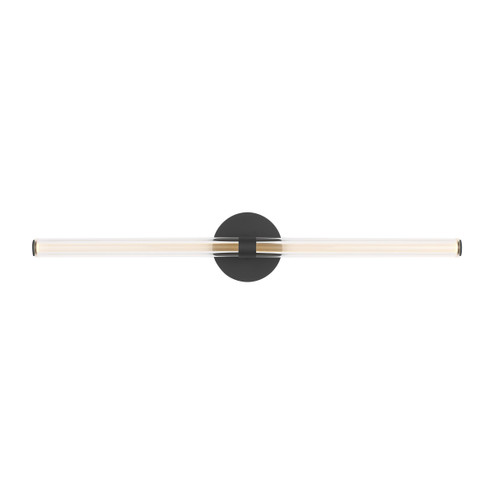 Reiya Round LED Vanity in Nightshade Black (182|SLV84327BCA)
