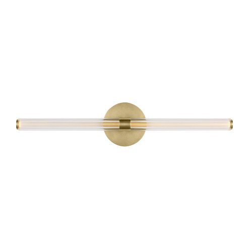 Reiya Round LED Vanity in Hand-Rubbed Antique Brass (182|SLV84227HABCA)