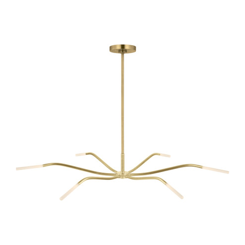Lajos LED Chandelier in Hand-Rubbed Antique Brass (182|SLCH81927HABEG)