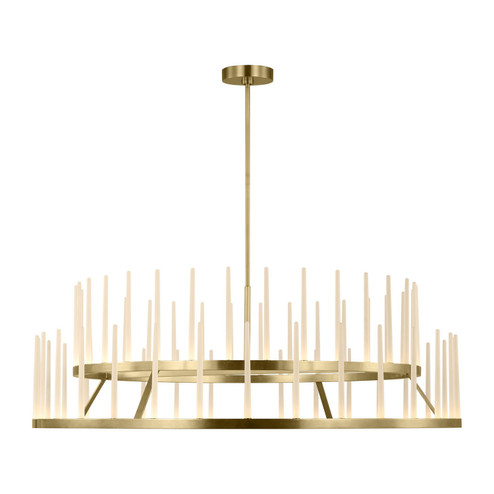 Sagrada LED Chandelier in Hand-Rubbed Antique Brass (182|SLCH81222HABEG)