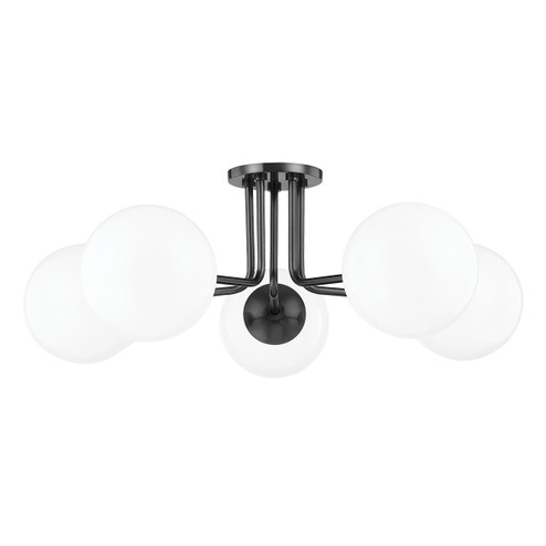 Stella Five Light Semi Flush Mount in Old Bronze (428|H105605-OB)