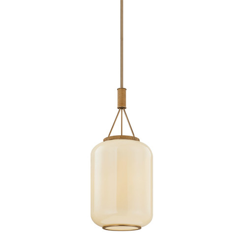 Judson One Light Lantern in Patina Brass (67|F4814-PBR)