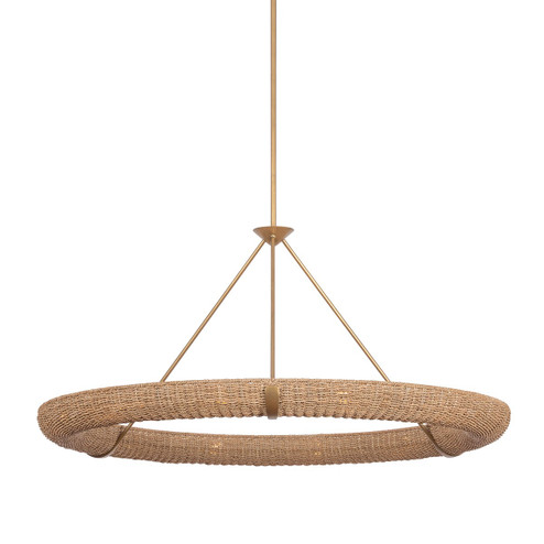 Floyd 12 Light Chandelier in Patina Gold Leaf (67|F3852-PGL)
