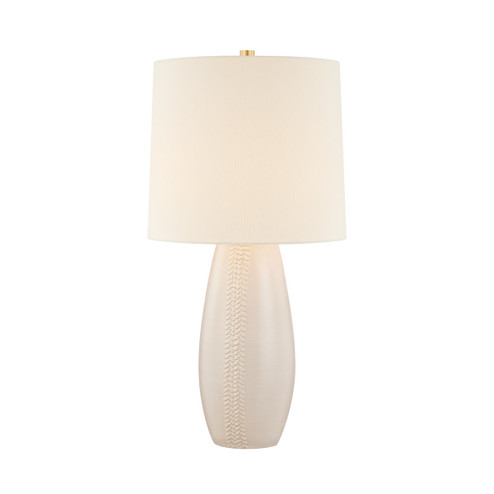 Shavani One Light Table Lamp in Aged Brass (428|HL1115201-AGB/CHD)