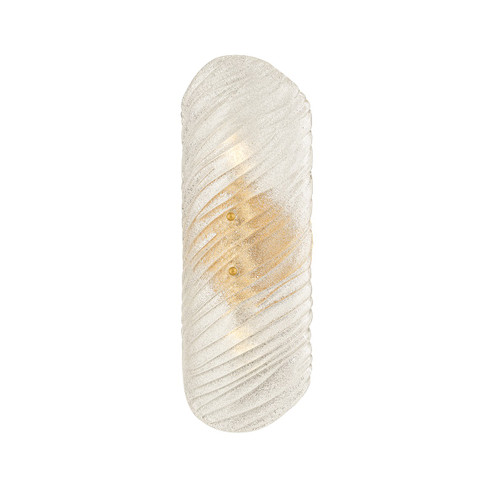 Shelley Two Light Wall Sconce in Vintage Gold Leaf (428|H1111102-VGL)