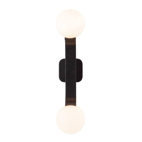 Briar Two Light Wall Sconce in Black (347|WS11522-BK)