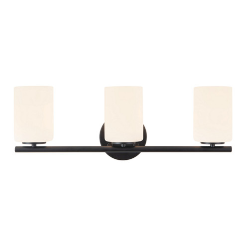 Ezra Three Light Bathroom Vanity in Black (347|VL0712722BK)