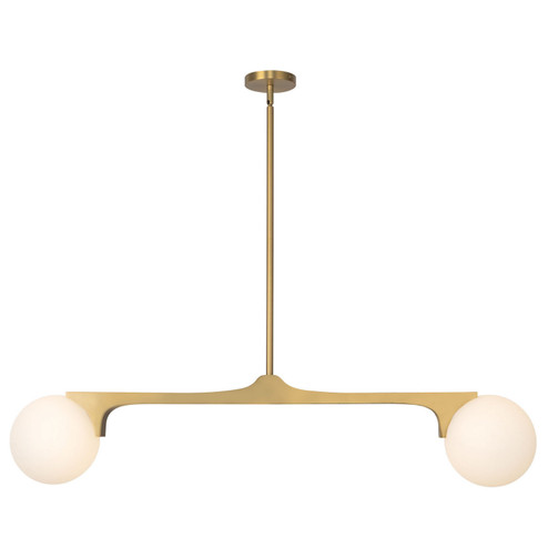 Briar Two Light Linear Pendant in Brushed Gold (347|LP11546-BG)