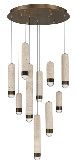 Cambre LED Chandelier in Antique Brass (40|50130-023)