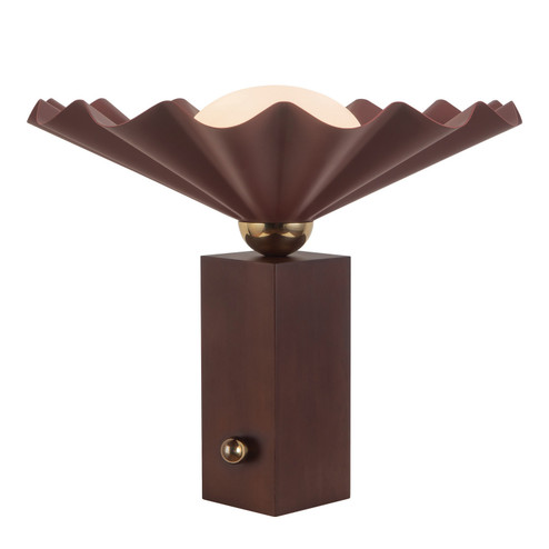 Furrow One Light Table Lamp in Burgundy (452|TL354116BGD)