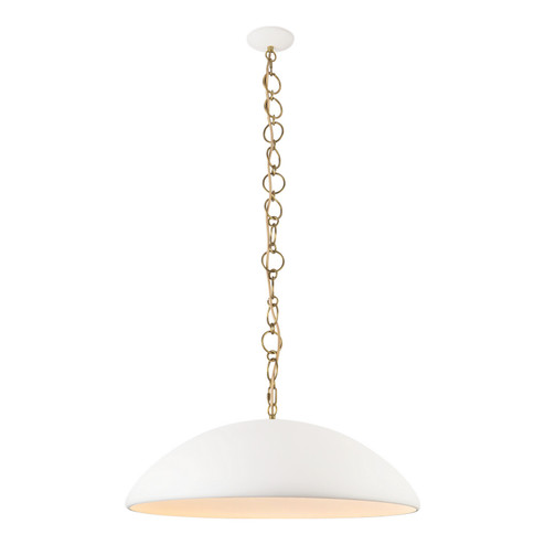 Grant One Light Pendant in Antique White (452|PD423028AW)