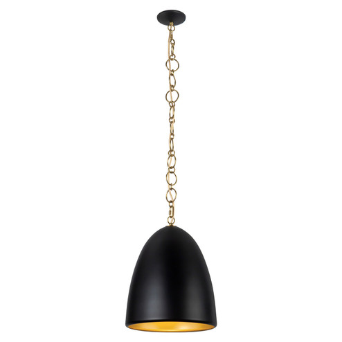 Grant One Light Pendant in Matte Black (452|PD423014MB)