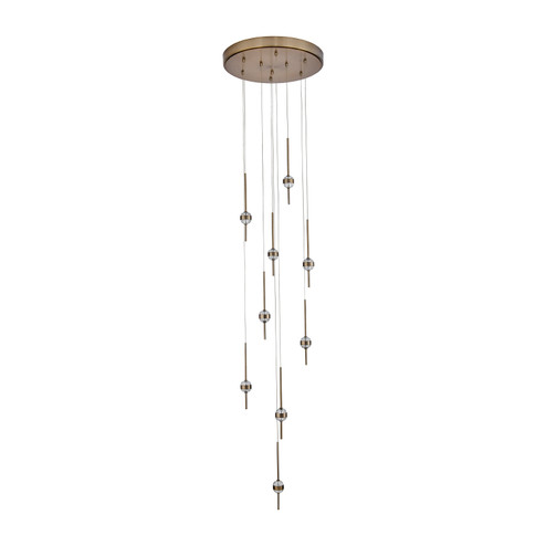 Goccia LED Chandelier in Winter Brass (238|047653-044-FR001)