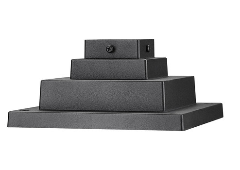 Pier Mounts Outdoor Pier Mount in Sand Black (224|LSQPM-BK)