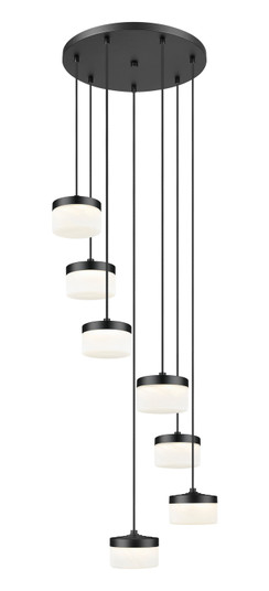 Renaud LED Chandelier in Matte Black (224|827P6-7R-MB-LED)